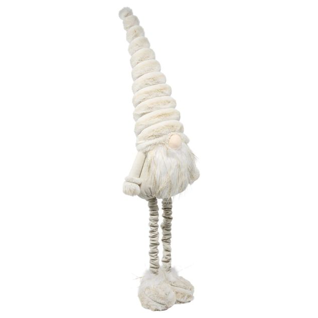 Gnome debout d&eacute;coratif jambes extensibles H97cm (2 mod&egrave;les)
