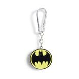 Porte-clé Batman caoutchouc noir et jaune Ø3,5cm
