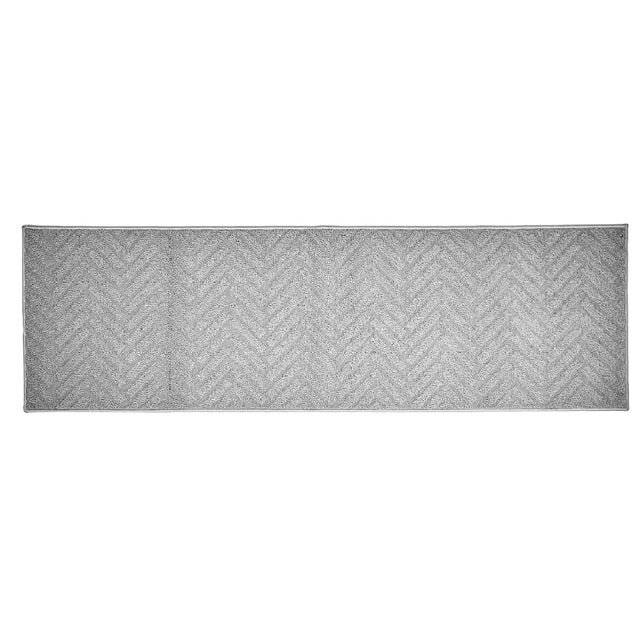 Tapis de cuisine XXL uni gris 57x180 cm