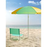 Parasol de plage en m&eacute;tal &Oslash;140xH170cm