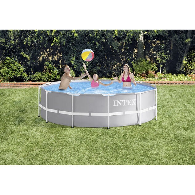 Piscine ronde Prism Frame Intex &Oslash;366 x H122 cm