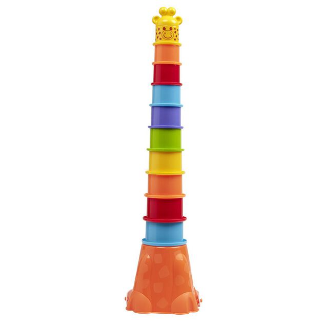 Jeu d'&eacute;veil 2 en 1 tour girafe