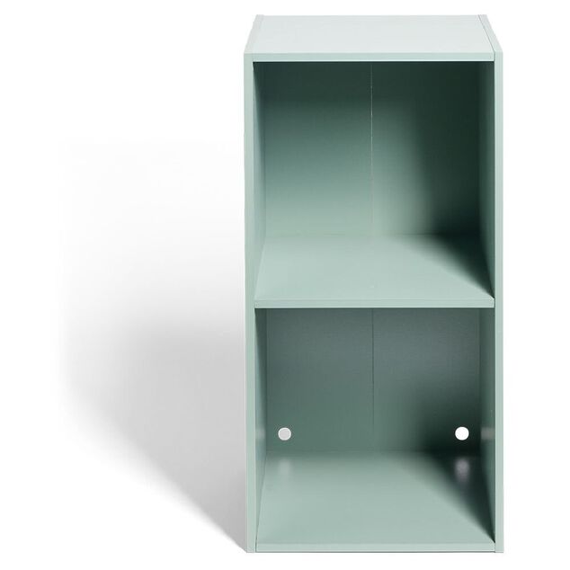 Structure Box Cube 2 cases 35x30x70cm bois vert