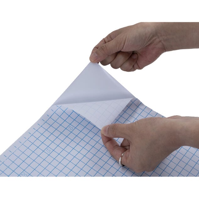 Tableau adhésif blanc à découper 45x200cm avec marqueur effaçable