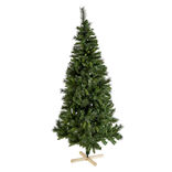 Sapin artificiel vert pied en bois 730 branches Ø108xH210cm