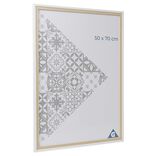 Cadre photo plastique effet bois 54x74cm pour photo 50x70cm