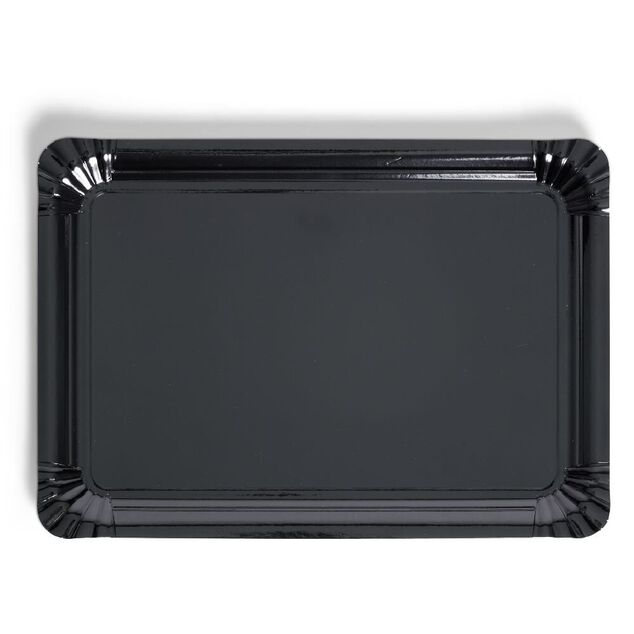 Plateau carton noir 23x33cm x5