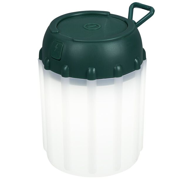 Lampe camping solaire Gary &agrave; poser ou suspendre &Oslash;9xH14cm