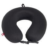 Coussin de voyage m&eacute;moire de forme noir