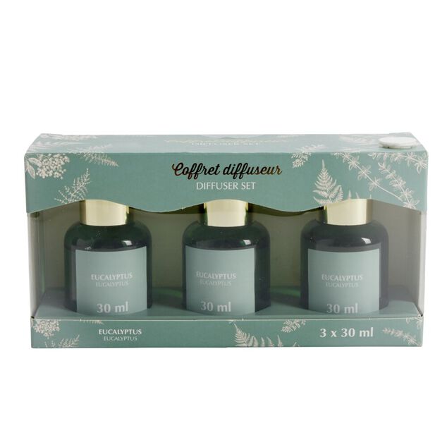 Coffret senteur 3 diffuseurs 30ml (3 mod&egrave;les)