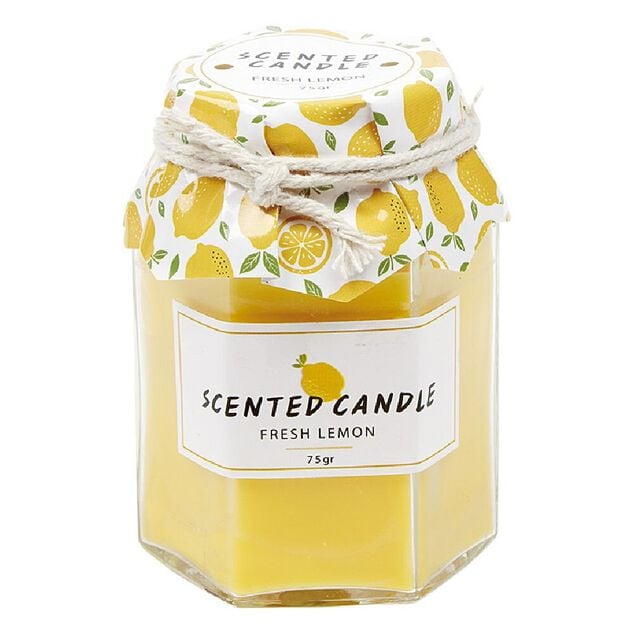 Bougie parfum&eacute;e imitation pot de confiture