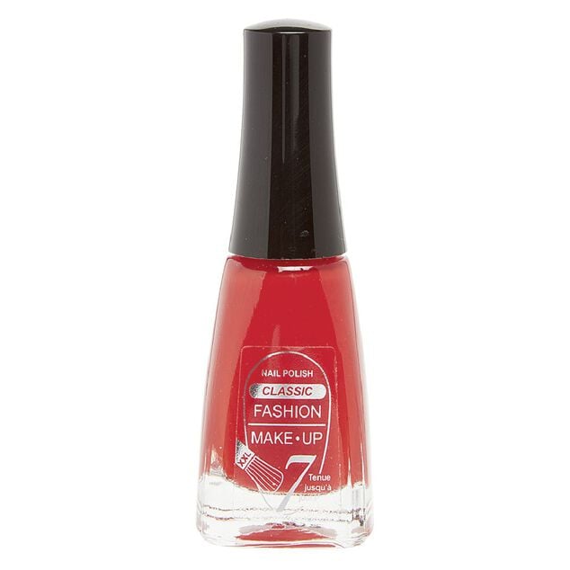 Fashion Make Up  vernis &agrave; ongles classic rouge orang&eacute;