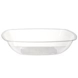 Lot de 6 assiettes plastique transparent Ø18cm