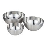 Saladier x3 inox &Oslash;18/23/28,5xH13cm