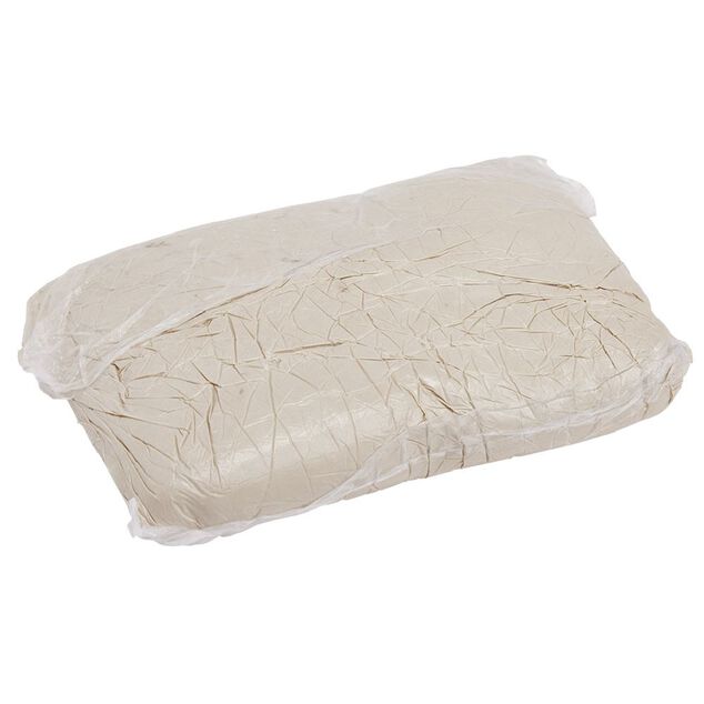 Argile naturelle blanche bloc 1kg
