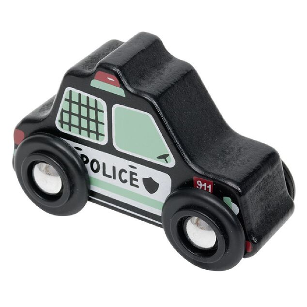 Mini v&eacute;hicule en bois L.20x9 cm