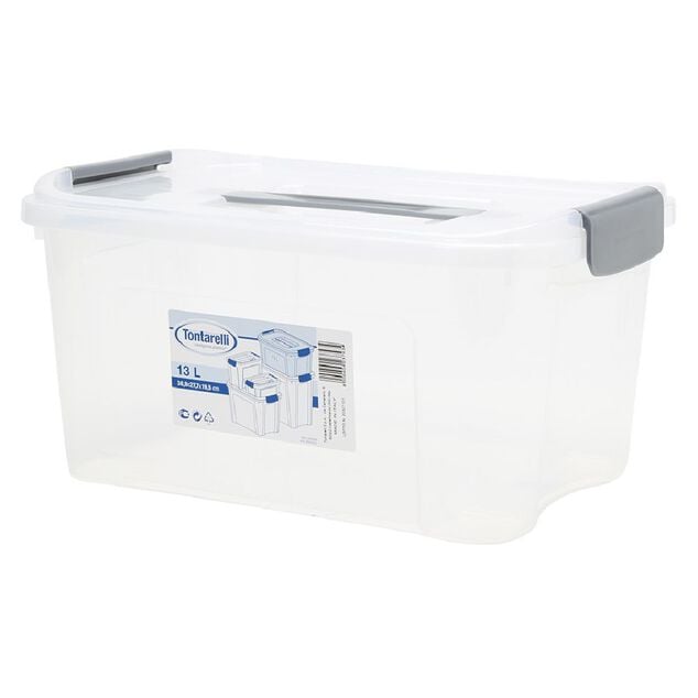 Box de rangement Combi Tontarelli 13 L transparent