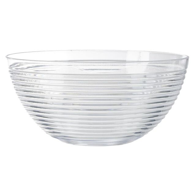 Saladier en plastique transparent