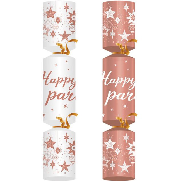 Kit crackers DIY créatif blanc 8 personnes