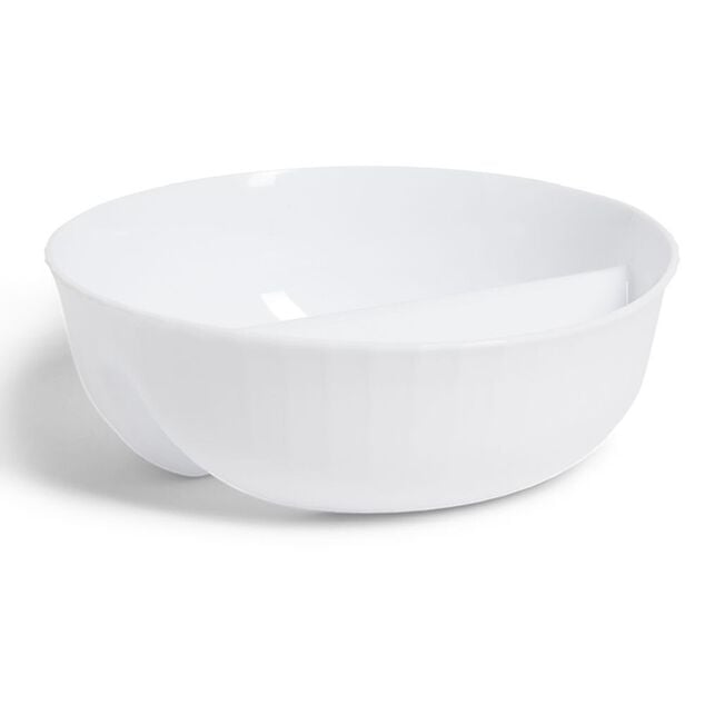 Bol à 2 compartiments 18x18xH5,5cm - 2 coloris