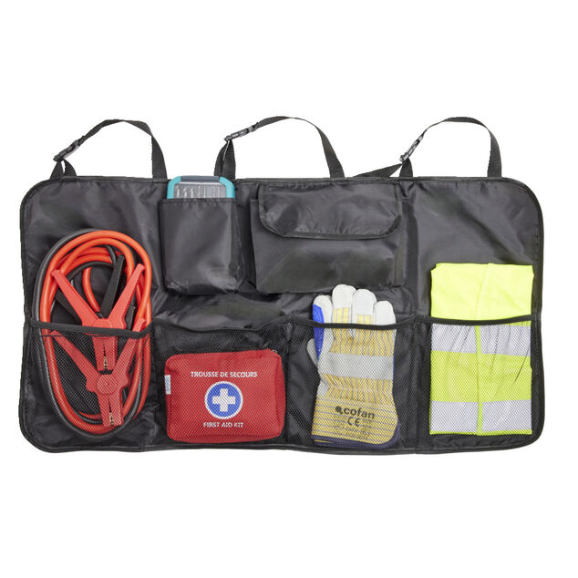 Organisateur coffre de voiture avec pochettes 44x89cm