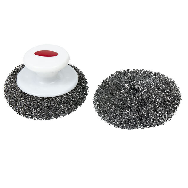 &Eacute;ponge barbecue inox x2