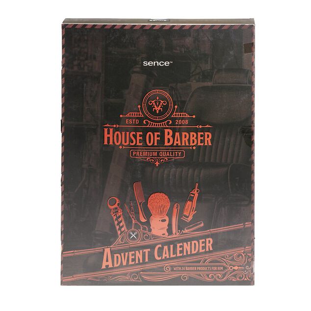 Calendrier de l'Avent homme barbier Sence 24 cases