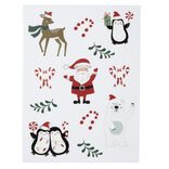 Décoration fenêtre Noël électrostatique personnage ou sapin