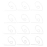 Pince nappe blanc x12