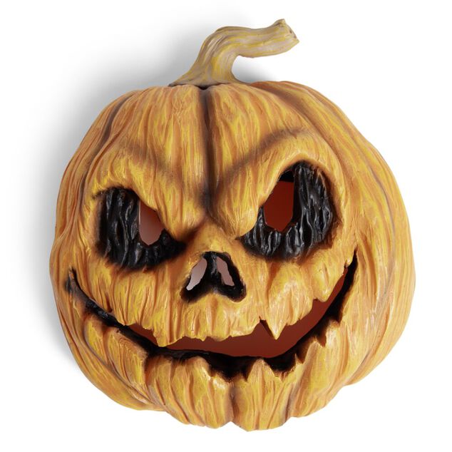 Masque Halloween citrouille effrayante orange