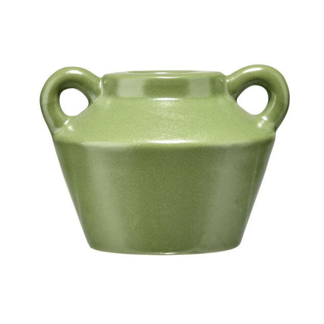 Bougeoir c&eacute;ramique x3 forme amphore &Oslash;8xH6cm