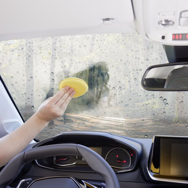 Lot de 5 éponges de nettoyage pour voiture Ø10 cm