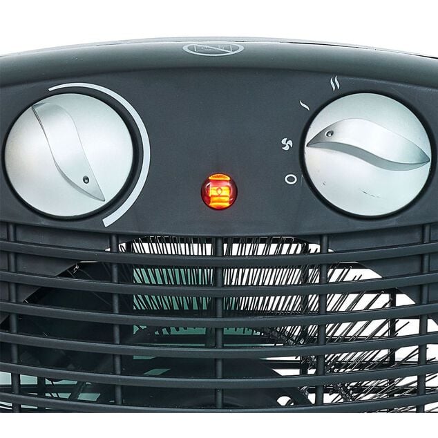 Chauffage soufflant noir 2000W