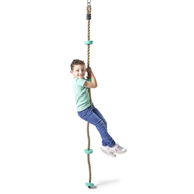 Jeu mont&eacute;e de corde 2m avec cale-pieds