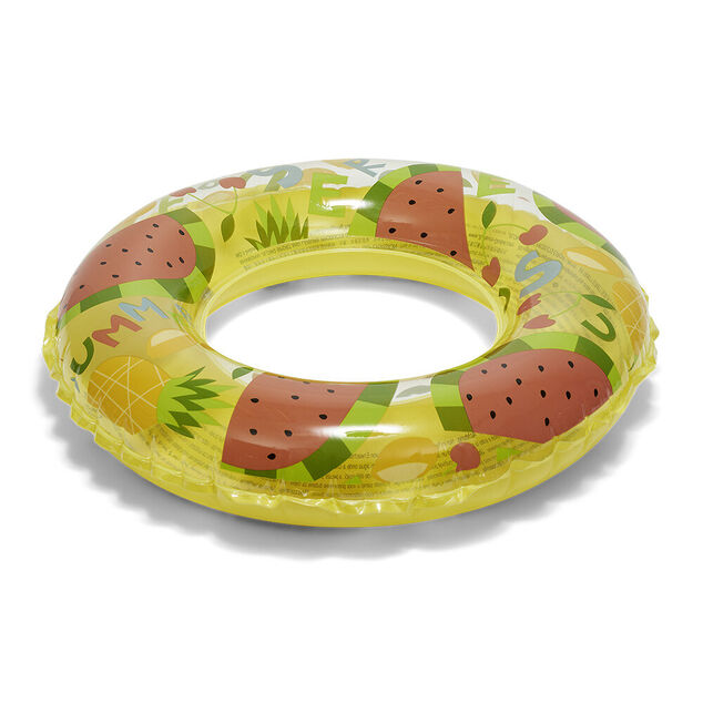 Bouée gonflable à motifs colorés Ø60cm - 3 modèles