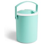 Seau &agrave; gla&ccedil;on glaci&egrave;re 1L bleu et blanc - &Oslash;20x14cm