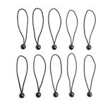 Lot de 10 tendeurs de b&acirc;che &agrave; boule &Oslash;0,4xL.23cm