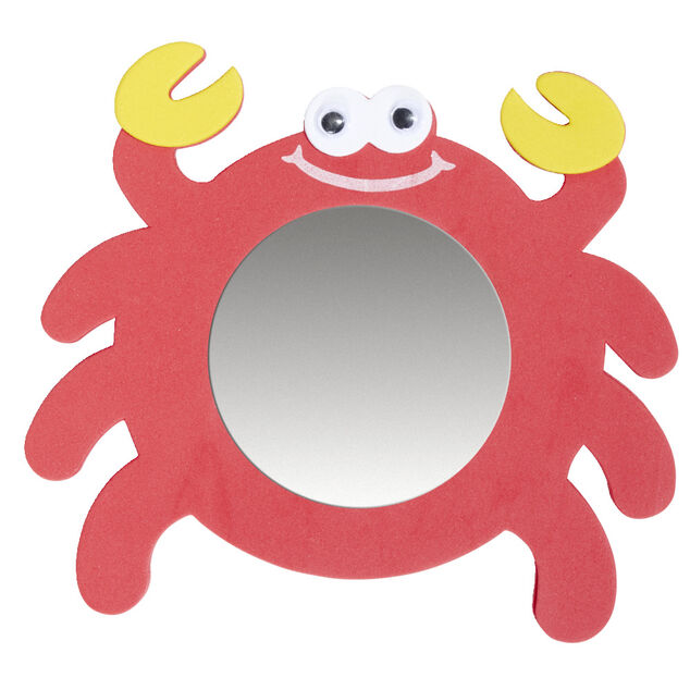 Miroir adh&eacute;sif forme animal 14x18cm - 3 mod&egrave;les