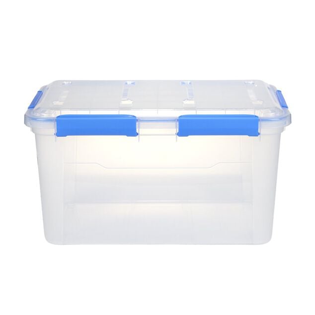 Bo&icirc;te de rangement 50L herm&eacute;tique &eacute;tanche transparente