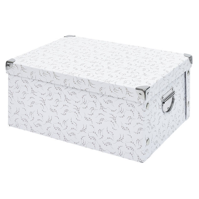 Bo&icirc;te de rangement en carton - 40x30xH17 cm