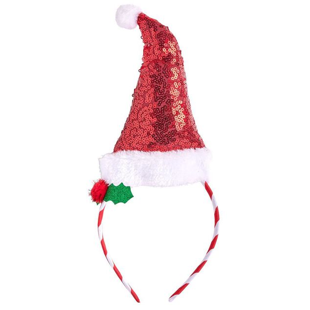 Serre-t&ecirc;te de No&euml;l &agrave; sequins