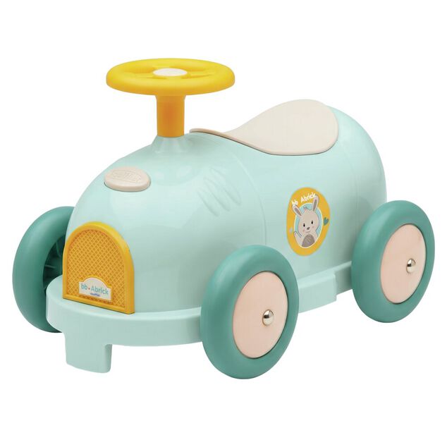 Porteur b&eacute;b&eacute; bolide Abrick plastique bleu L52,5cm