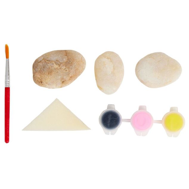 Activit&eacute; pierre &agrave; peindre x3