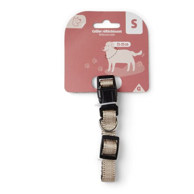 Collier réflechissant pour petit chien - Taille S