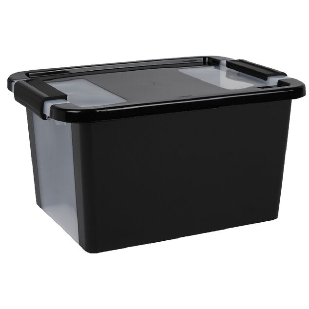 Bo&icirc;te de rangement 11 L noir