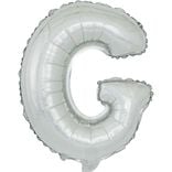 Ballon forme lettre G aluminium (2 modèles argenté ou doré)