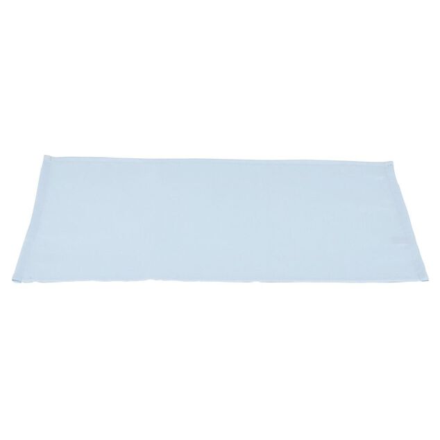 Set de table rectangulaire x2 motif citron et uni bleu