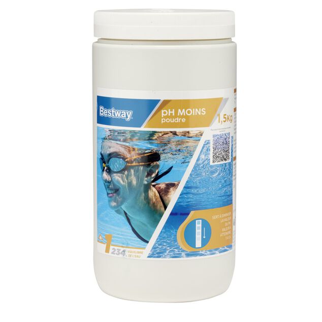 Ph moins piscine 1,5kg poudre