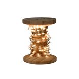 Guirlande LED &agrave; piles sur bobine L10,9m