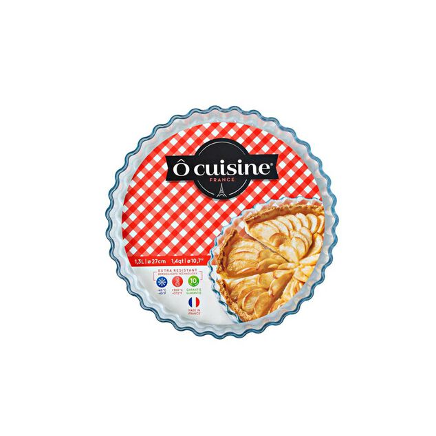 Moule &agrave; tarte en verre extra r&eacute;sistant